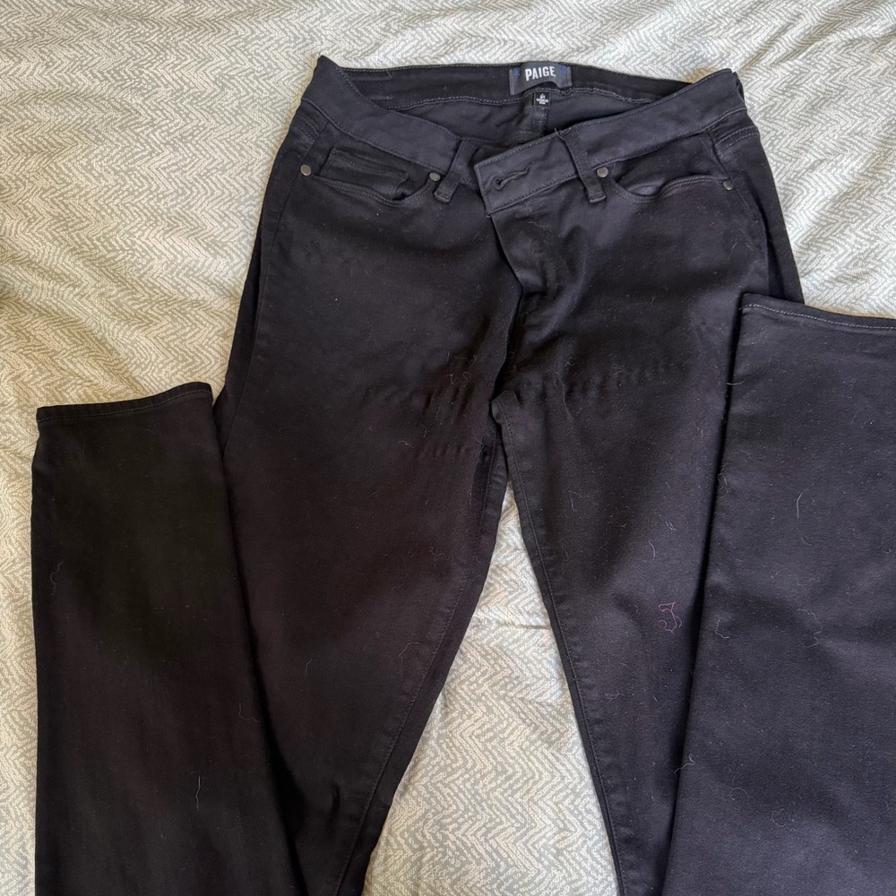 Paige denim Black skinny jeans